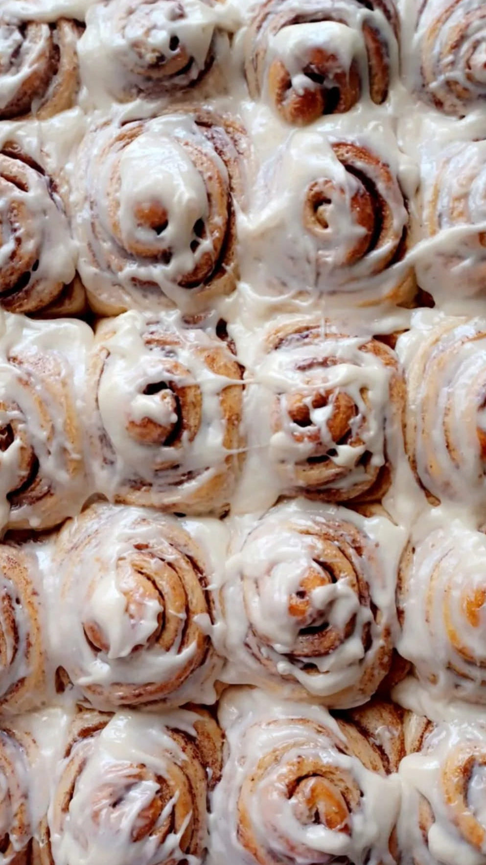 Fresh Cinnamon Rolls with Cream Cheese Icing DELIVERY ONLY