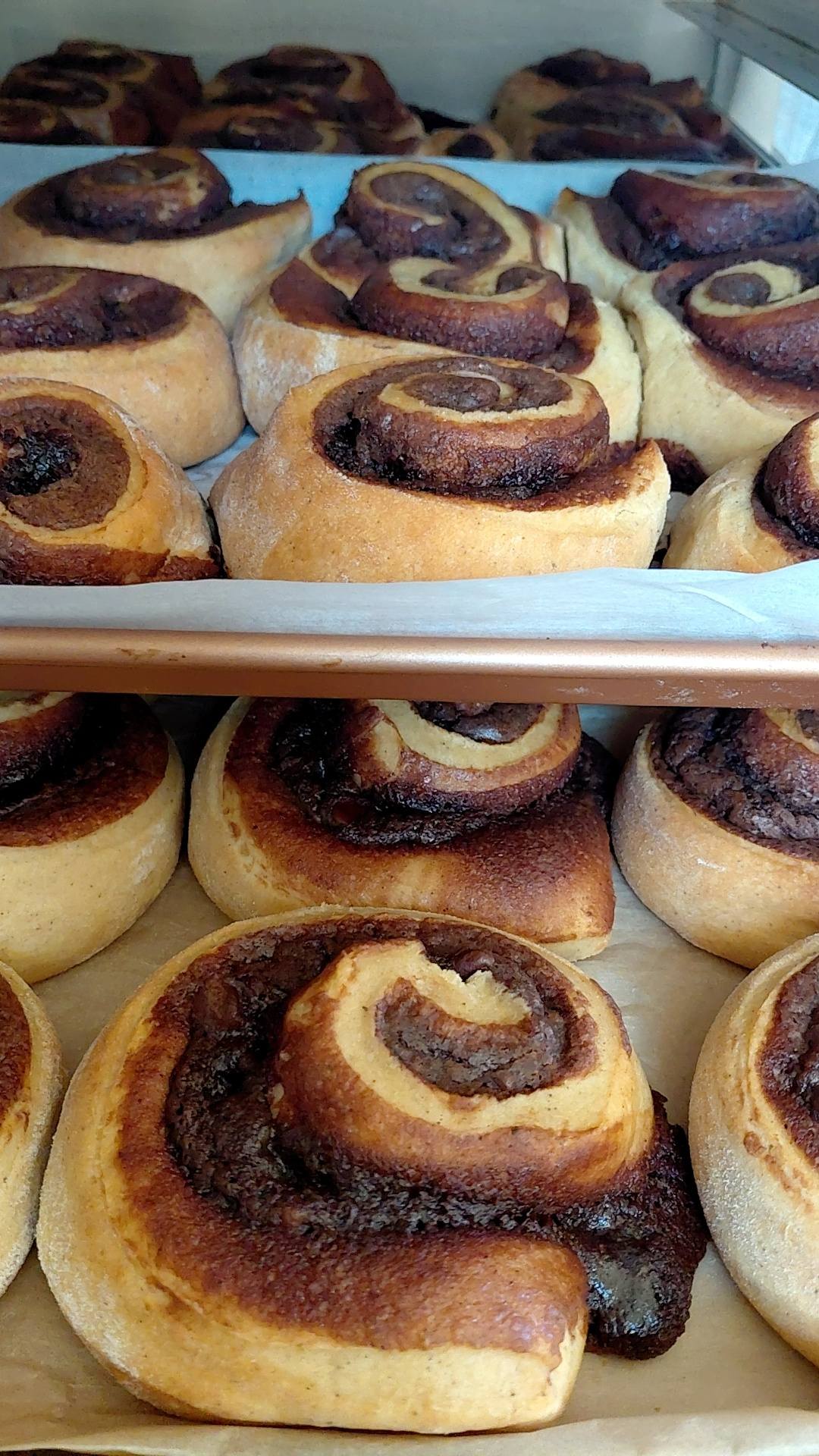 Brownie-Stuffed Cinnamon Buns