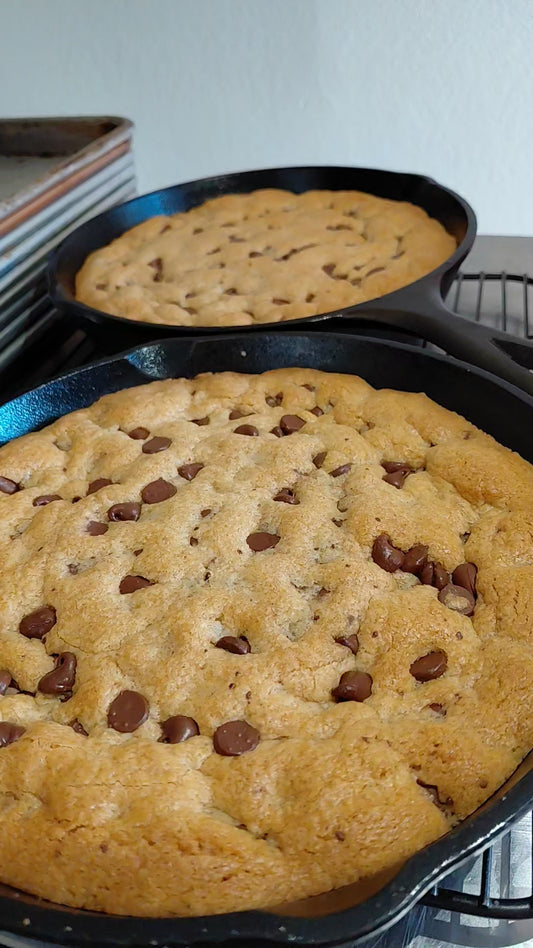 Skillet Chocolate Chip Cookie Cake
